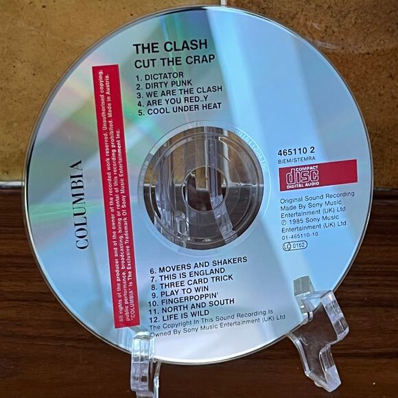 The Clash Cut The Crap CD 1985 Columbia 465110 2 - Picture 3 of 8